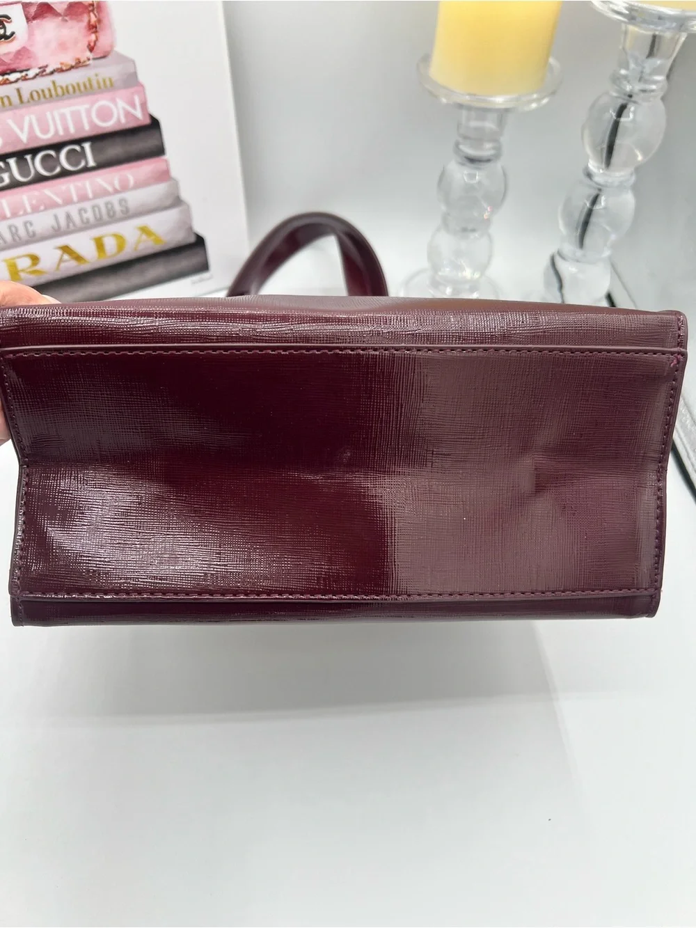 Ted Baker Soocon Icon Tote Bag in Burgundy